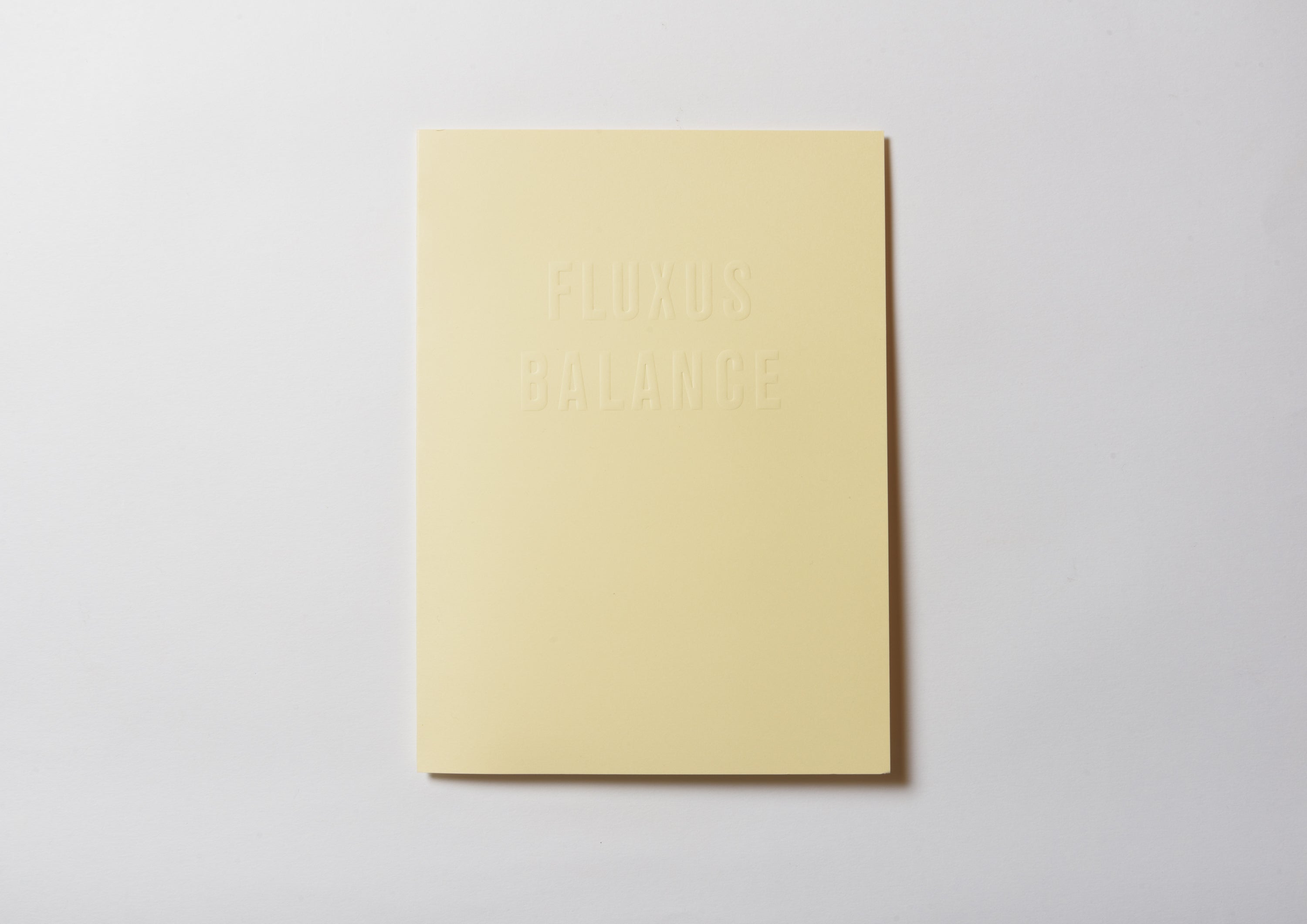 Fluxus Balance / フルクサス・バランス – FRAGILE BOOKS