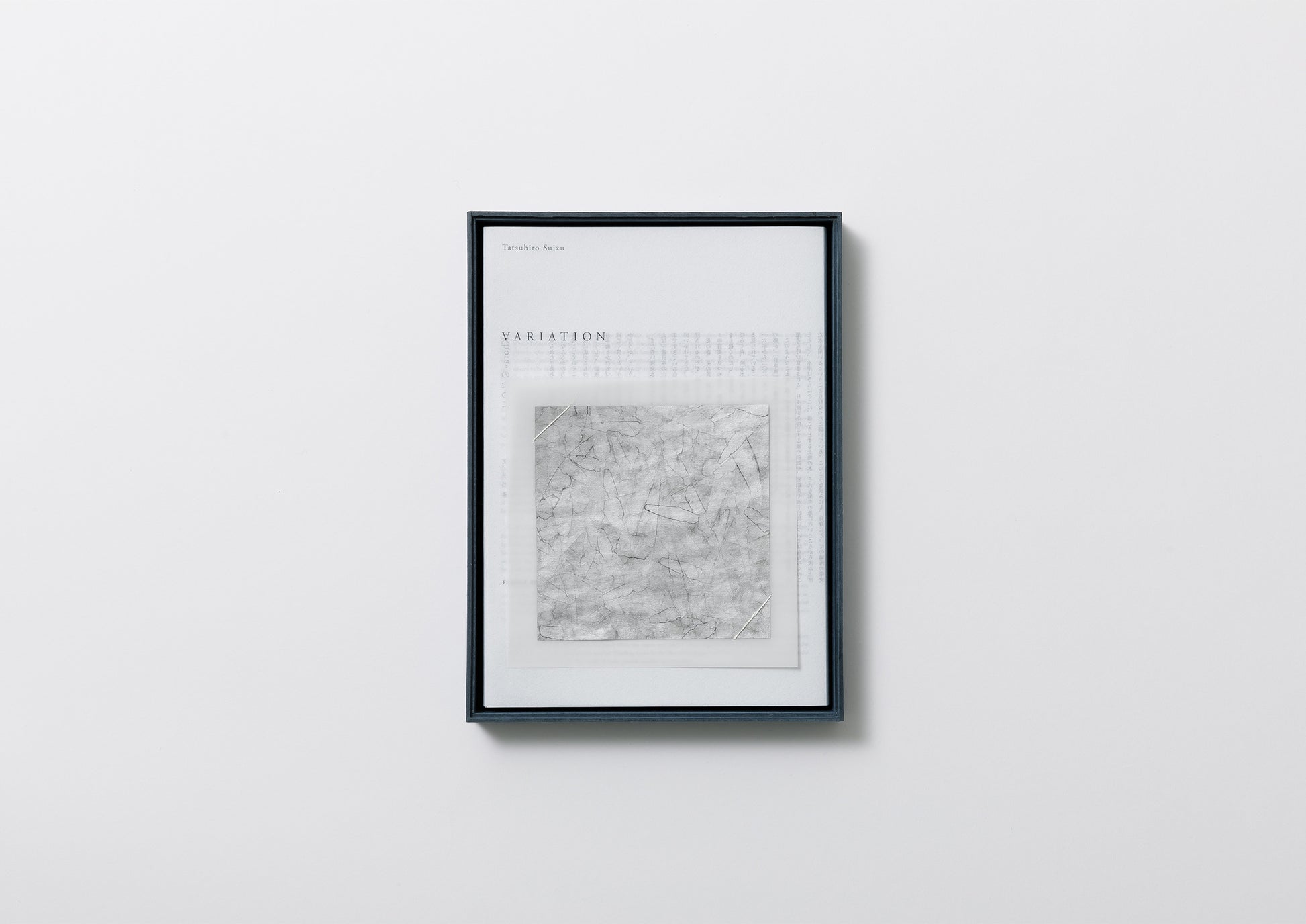 VARIATION special edition / 水津達大 – FRAGILE BOOKS