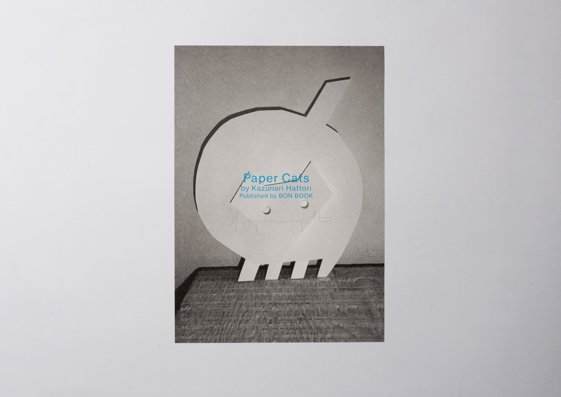 Poster　Kazunari　Paper　Cats　by　–　Hattori　服部一成　FRAGILE　BOOKS